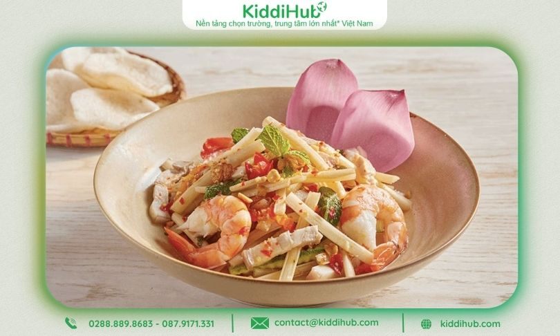 Nộm củ sen tôm thịt – Chua nhẹ, giòn ngon, mang ý nghĩa hài hòa