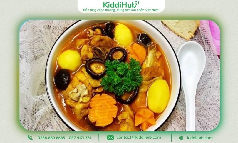 Gà hấp nấm đông cô – Thanh ngọt, bổ dưỡng, biểu trưng cho sự chăm sóc