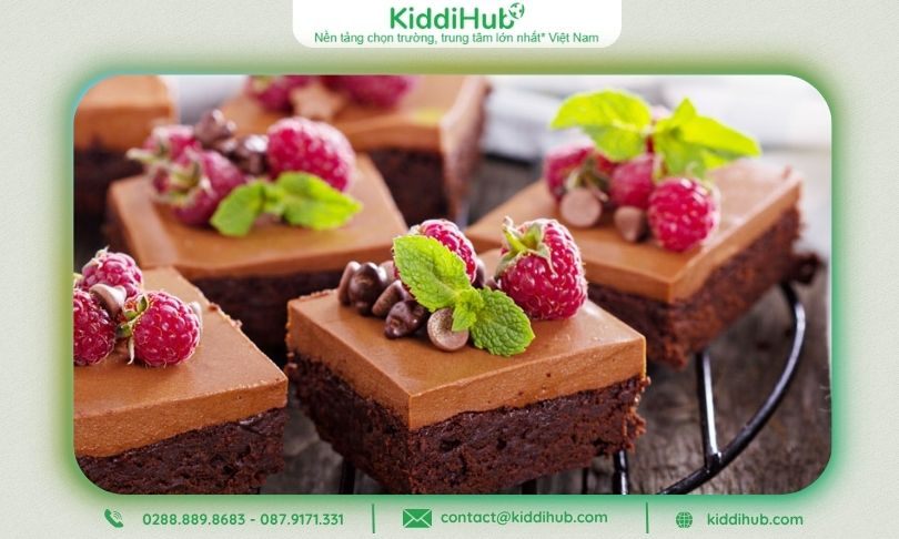 Bánh mousse socola trái cây – Béo mịn, thơm ngon, thể hiện sự hiện đại