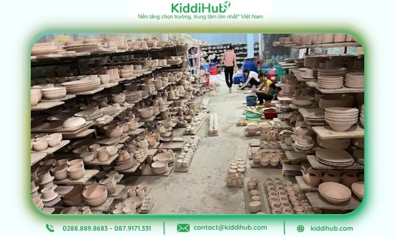 Làng gốm Bát Tràng - Địa điểm đi chơi 20/10 Hà Nội mang đậm bản sắc văn hóa truyền thống