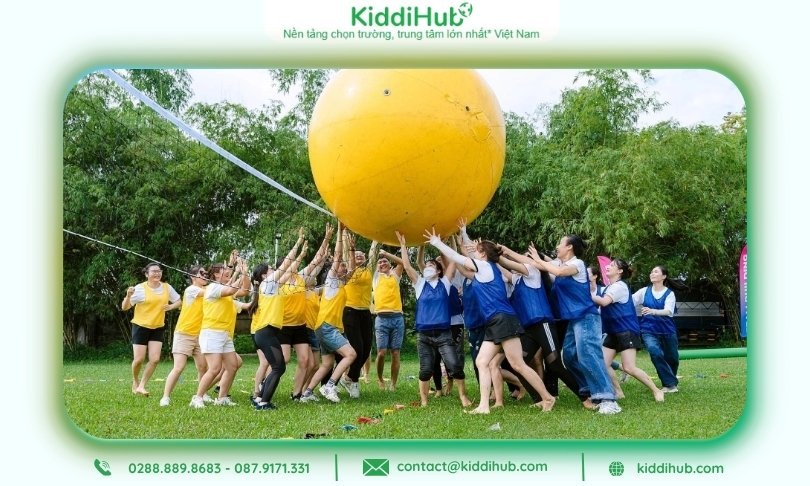 Teambuilding ngoài trời giúp 20/10 thêm năng động, vui vẻ