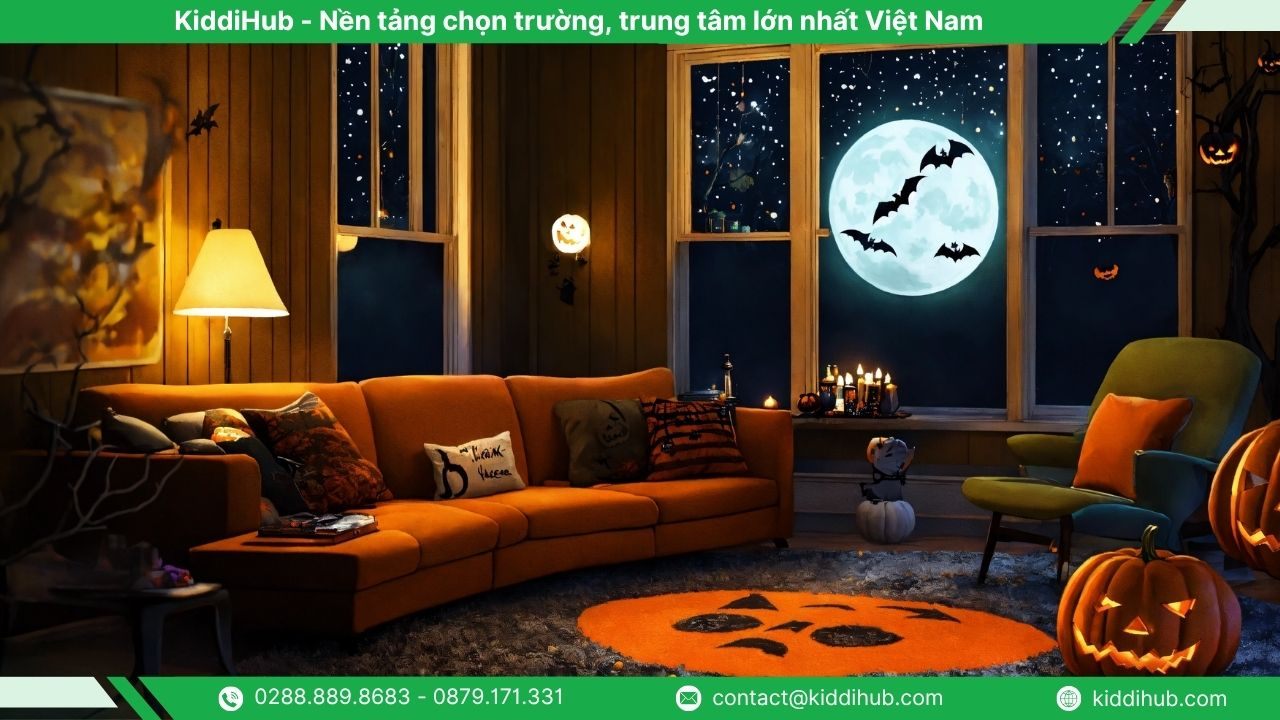 Các phong cách trang trí cửa kính Halloween nổi bật