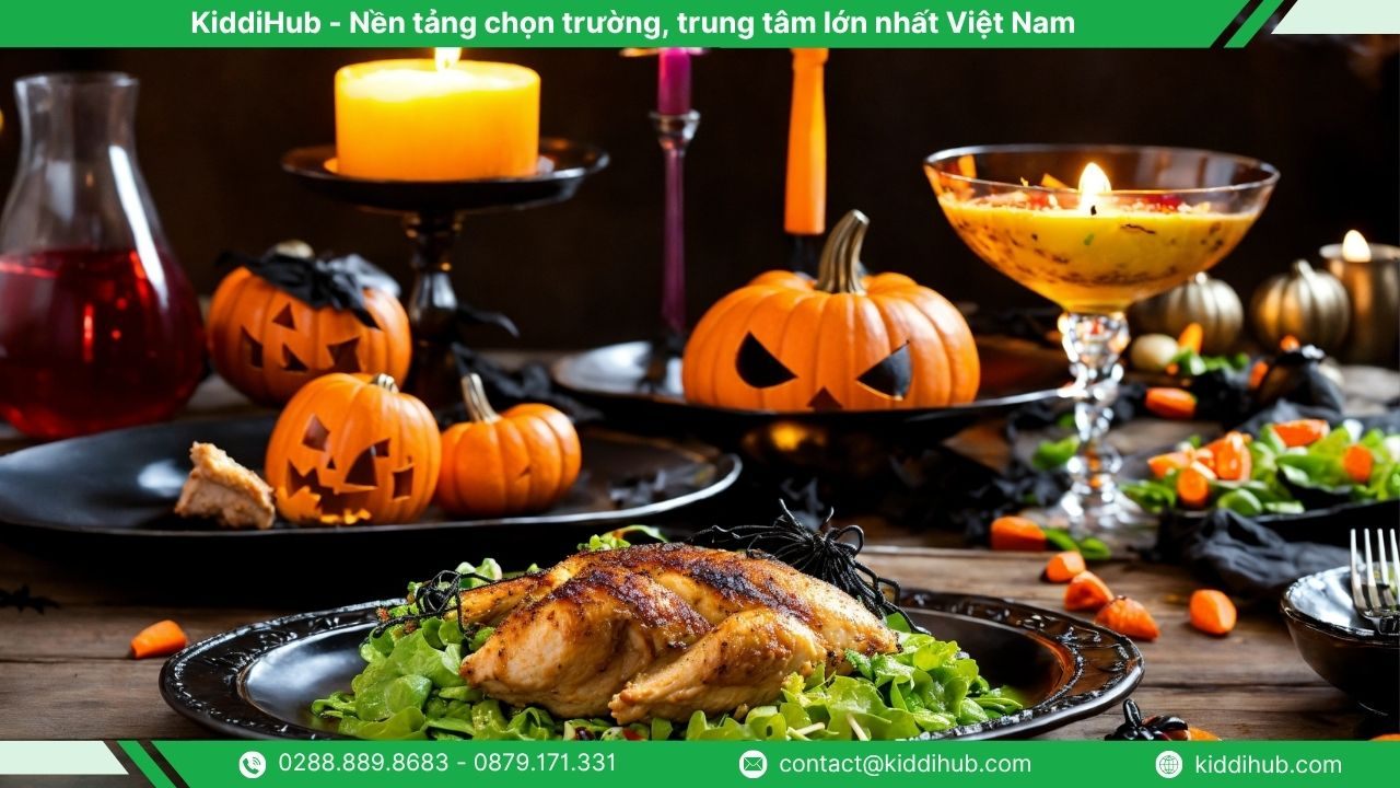 Tạo menu hoặc món ăn chủ đề Halloween