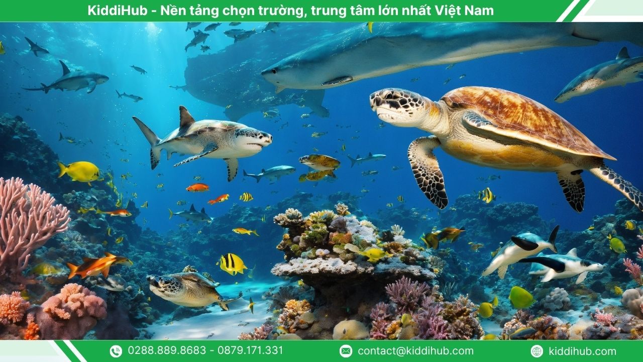 Thủy cung Times City - Khám phá lòng đại dương huyền bí