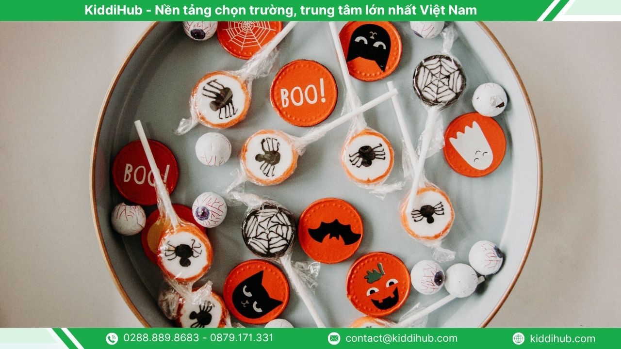 Cách làm kẹo mút Halloween tại nhà