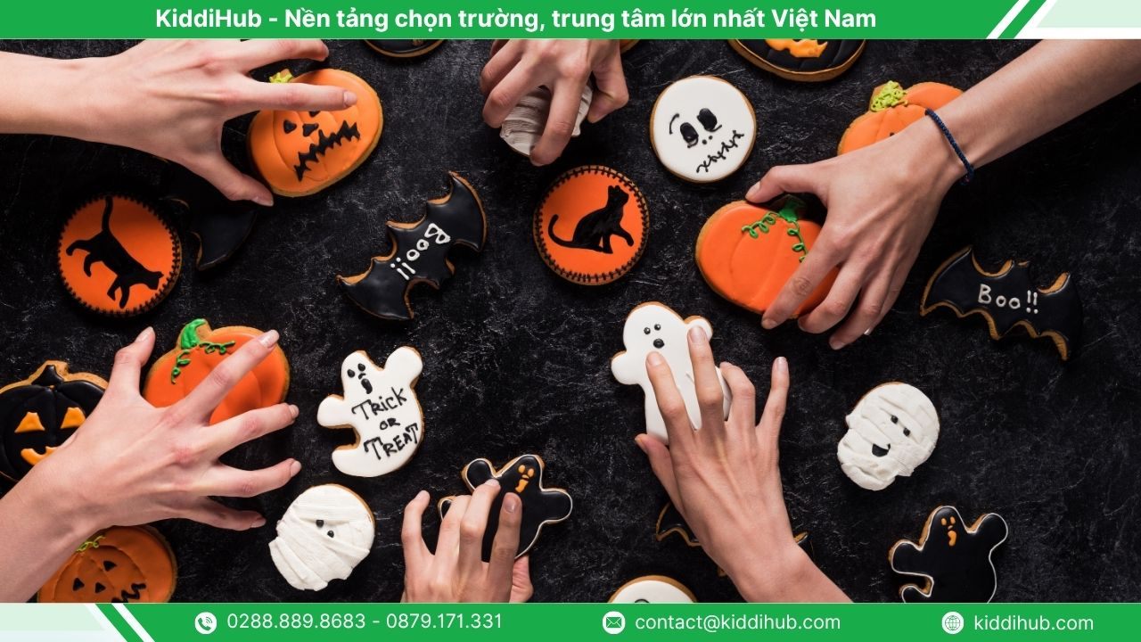 Trang trí kẹo mút Halloween