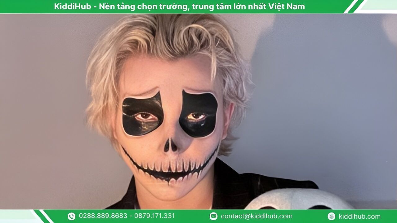 Cách hóa trang khuôn mặt ma quái cho nam