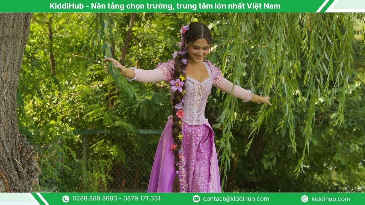 Hóa trang công của Rapunzel