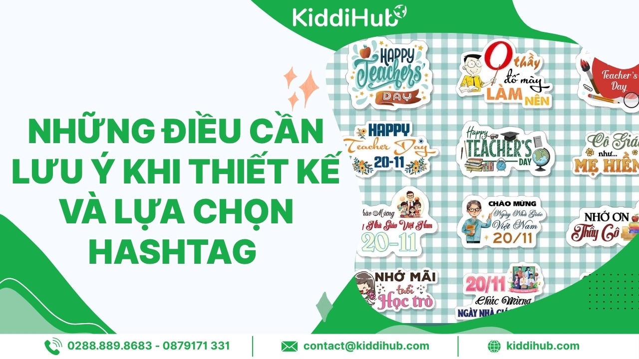 Những điều cần lưu ý khi thiết kế và lựa chọn hashtag