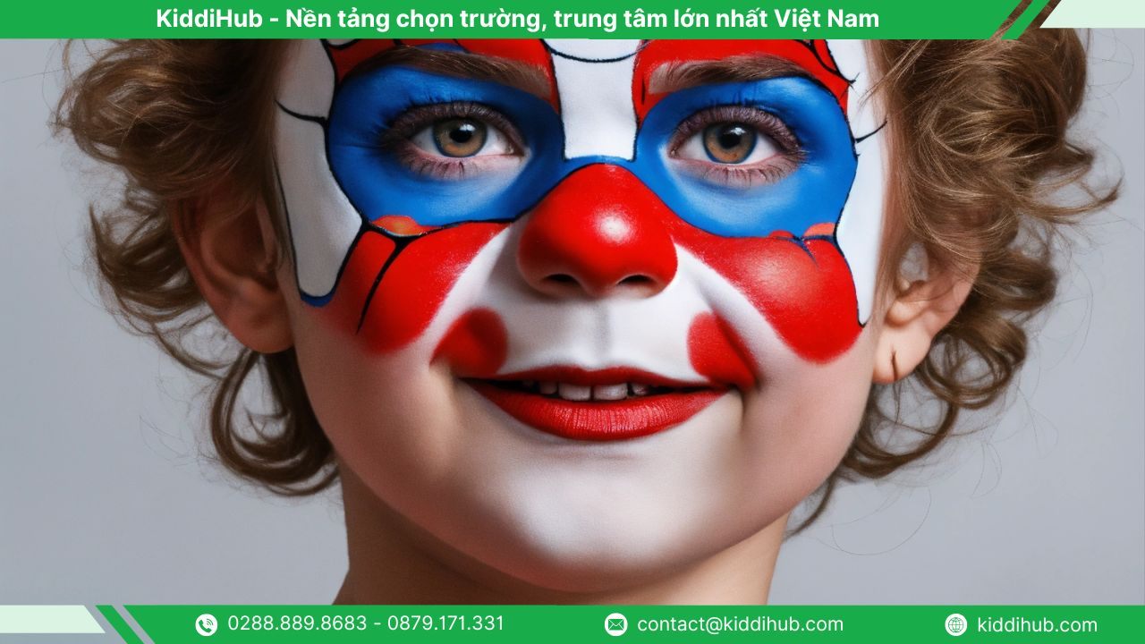 Makeup siêu anh hùng cho bé trai