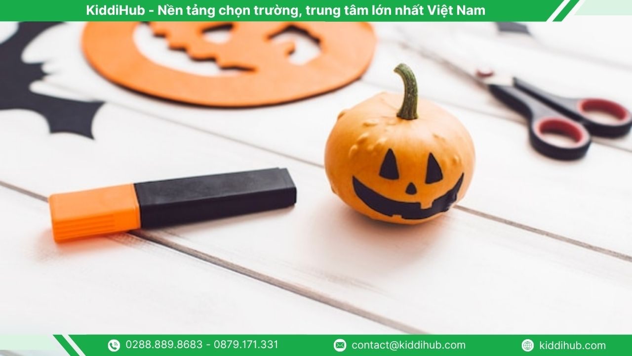 Các bước làm mặt nạ halloween cho trẻ mầm non nhanh chóng