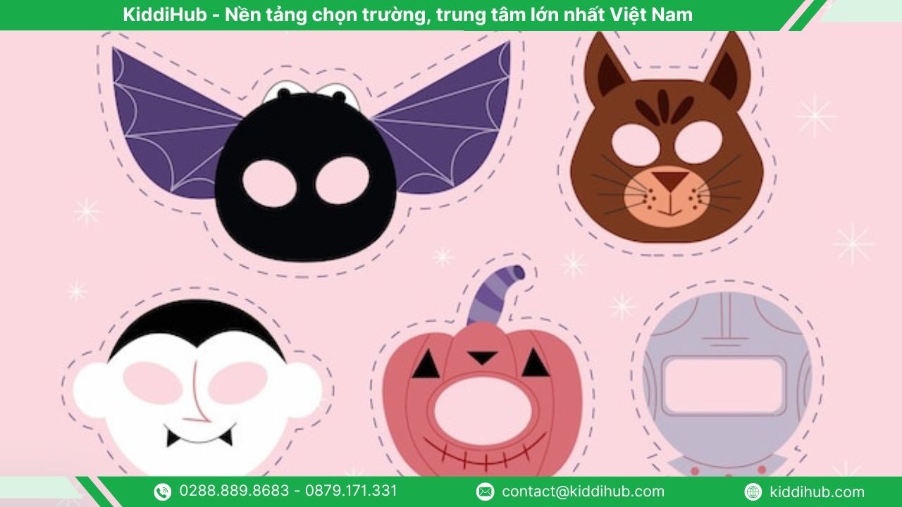 Mặt nạ các con vật dễ thương