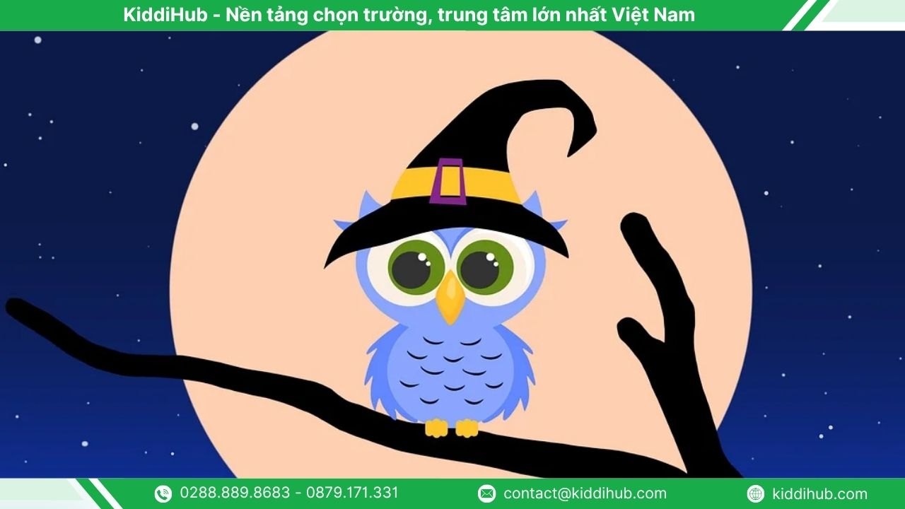 Vẽ Halloween phong cách hoạt hình dễ thương