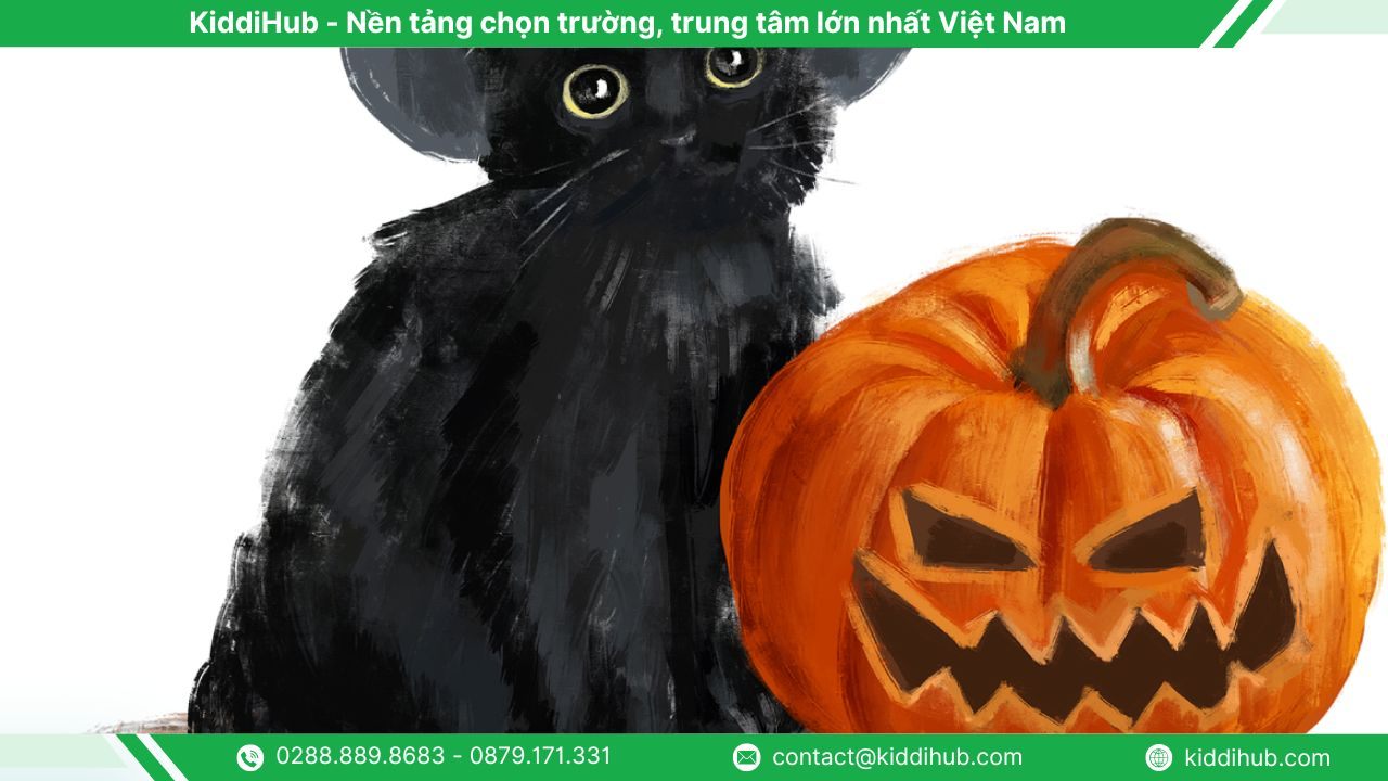 Hướng dẫn cách vẽ bí ngô Halloween cute, đơn giản