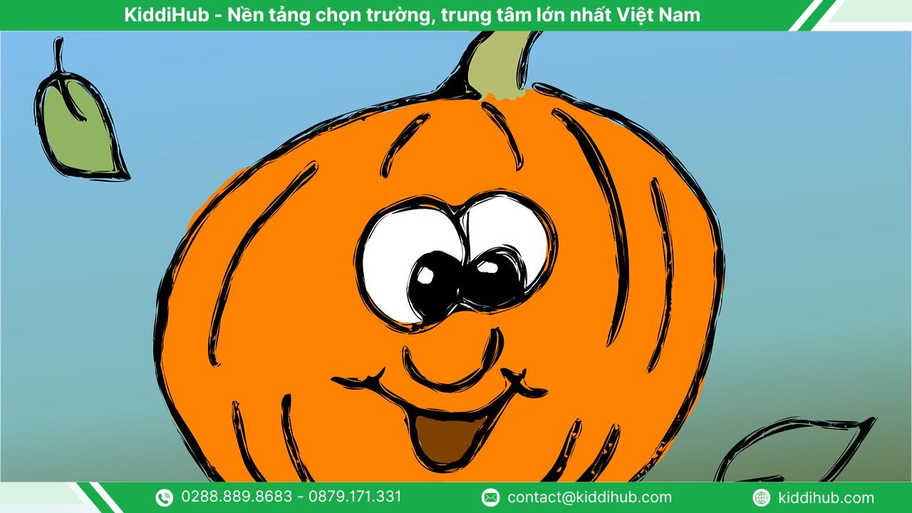 Mẫu bí ngô phù thủy phép thuật