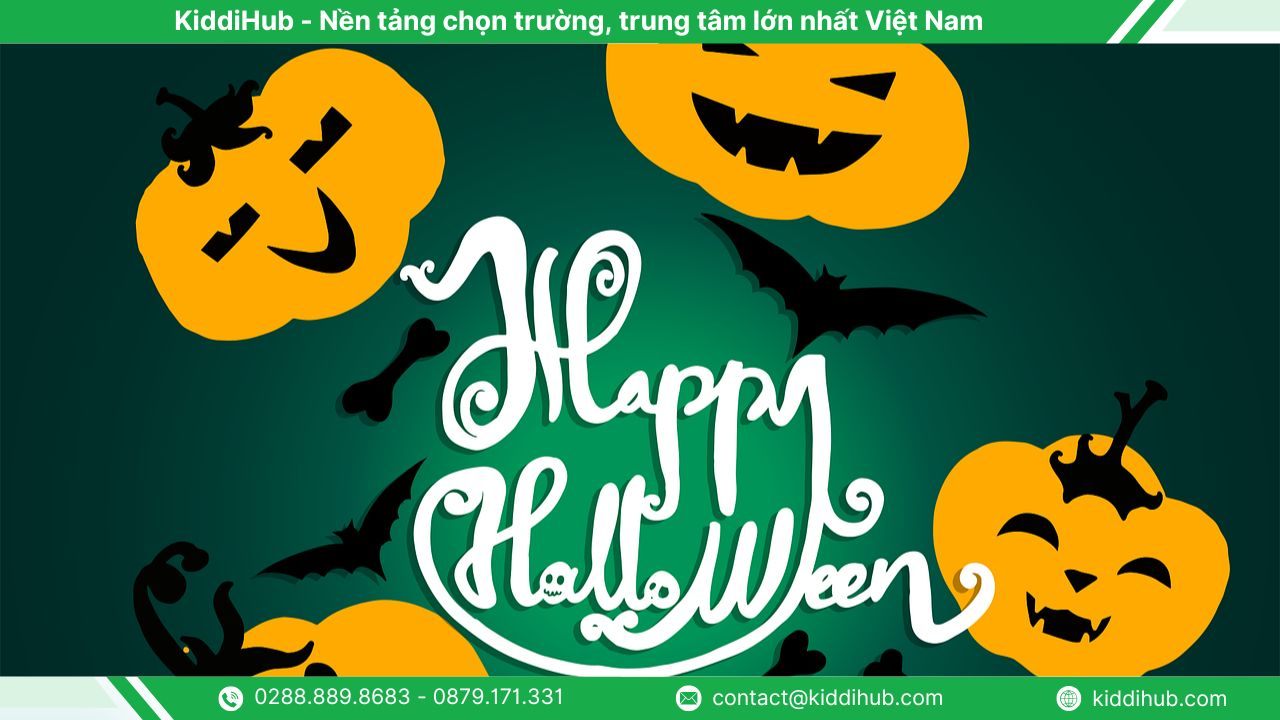Mẫu bí ngô Halloween doodle dễ thương