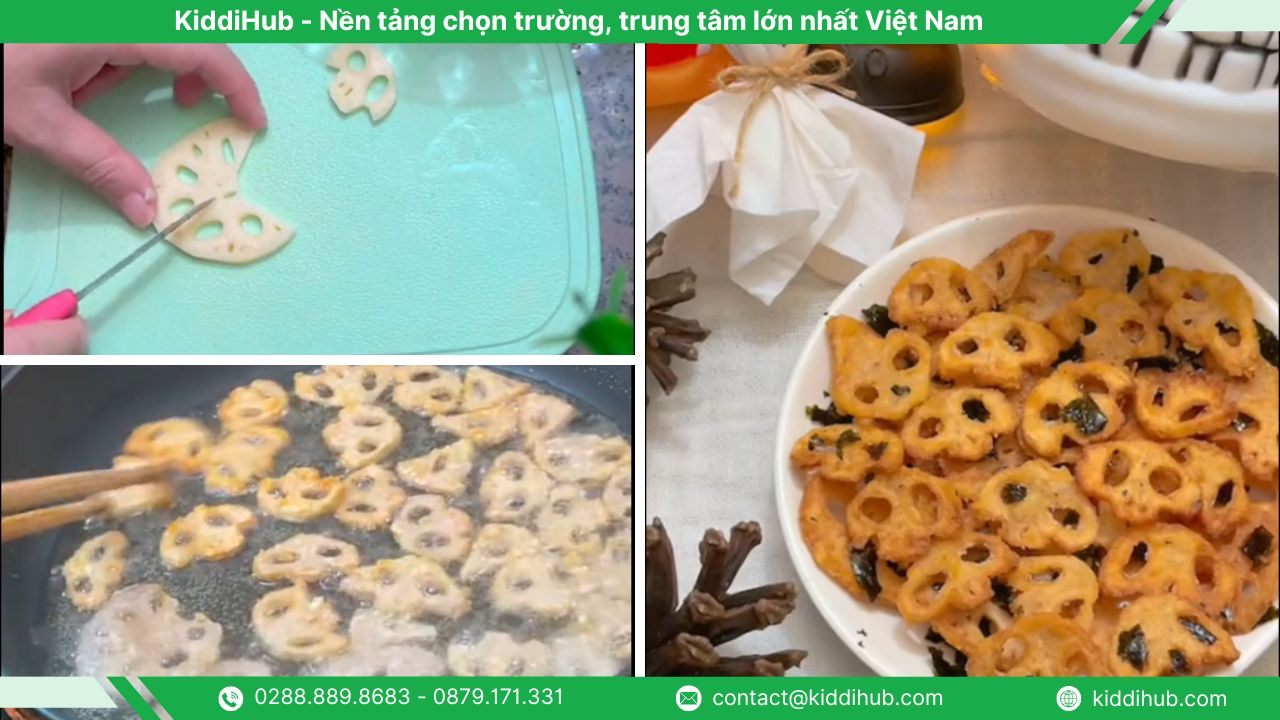 Snack củ sen rong biển đầu lâu