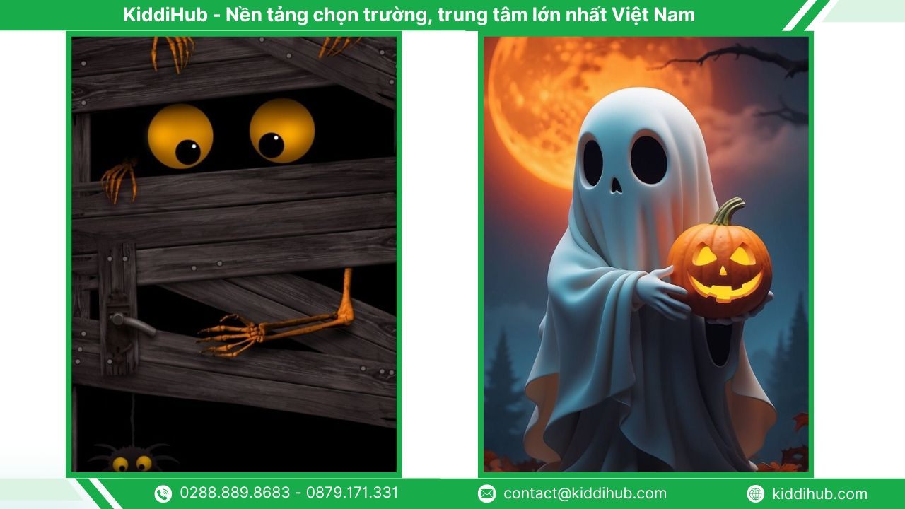 Hình nền Halloween điện thoại cute