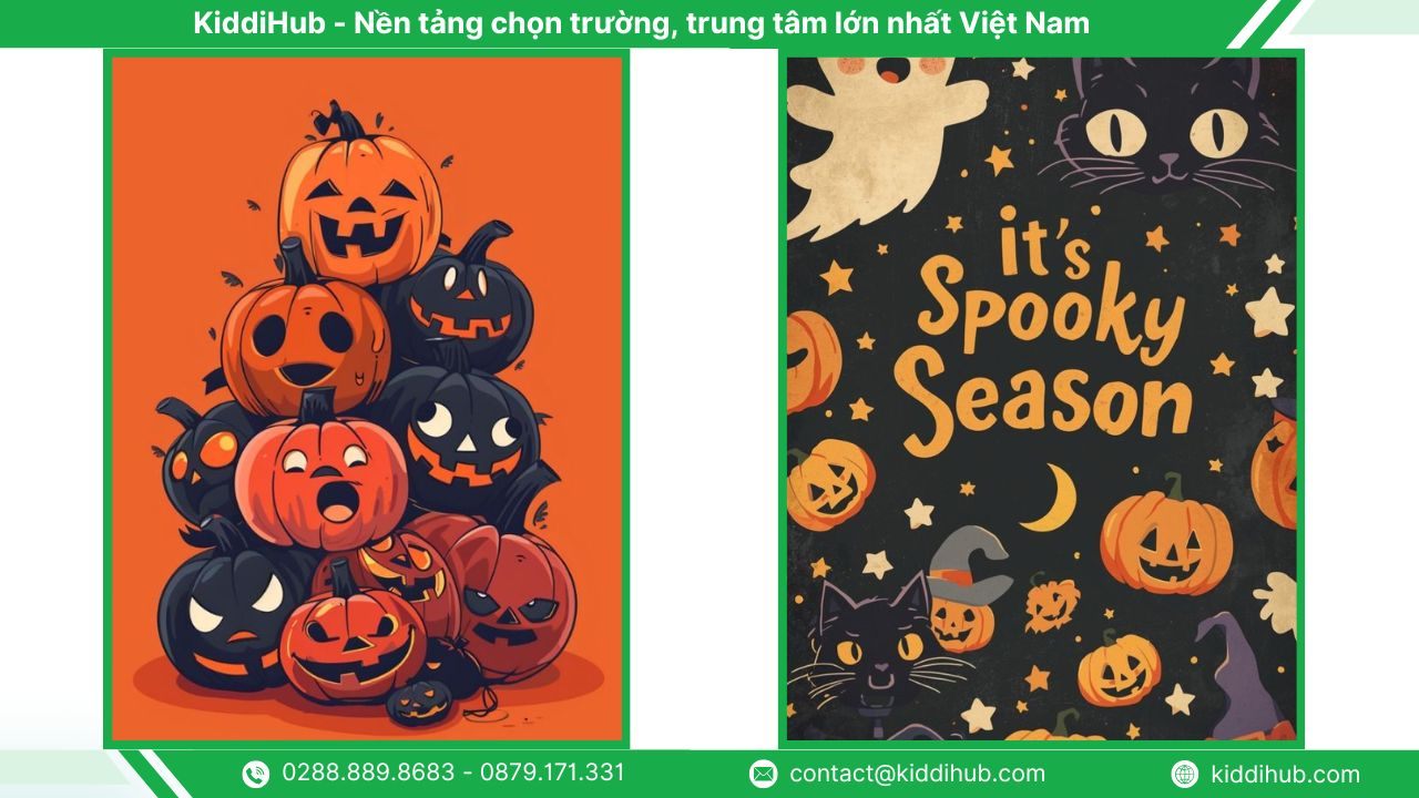Hình nền Halloween điện thoại dễ thương