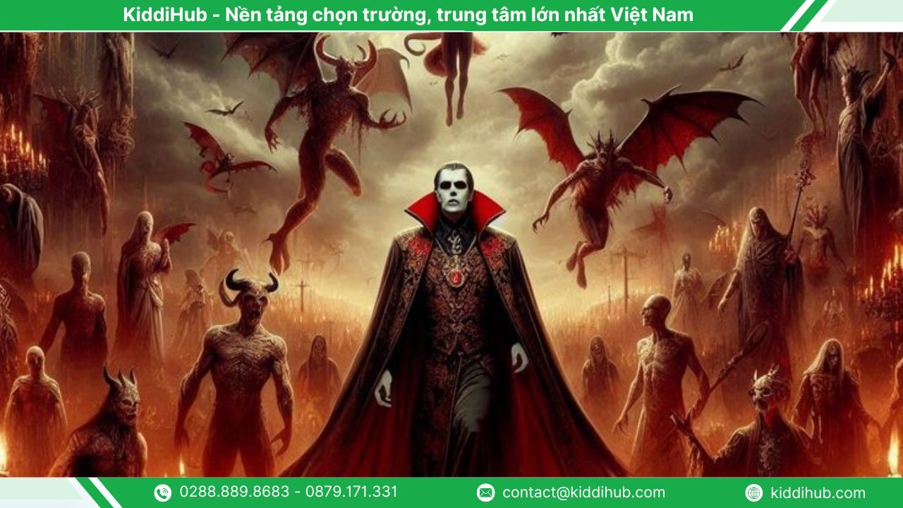 Hình nền Halloween máy tính ma cà rồng