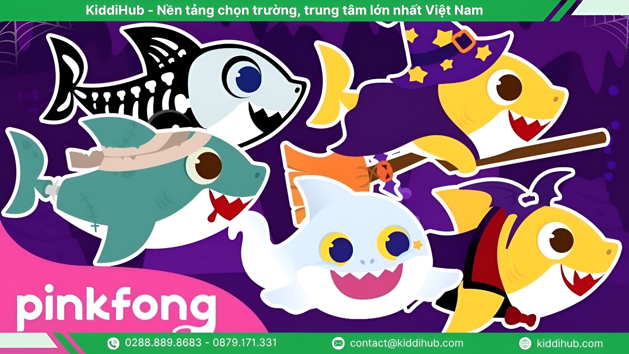 Halloween Sharks Pinkfong