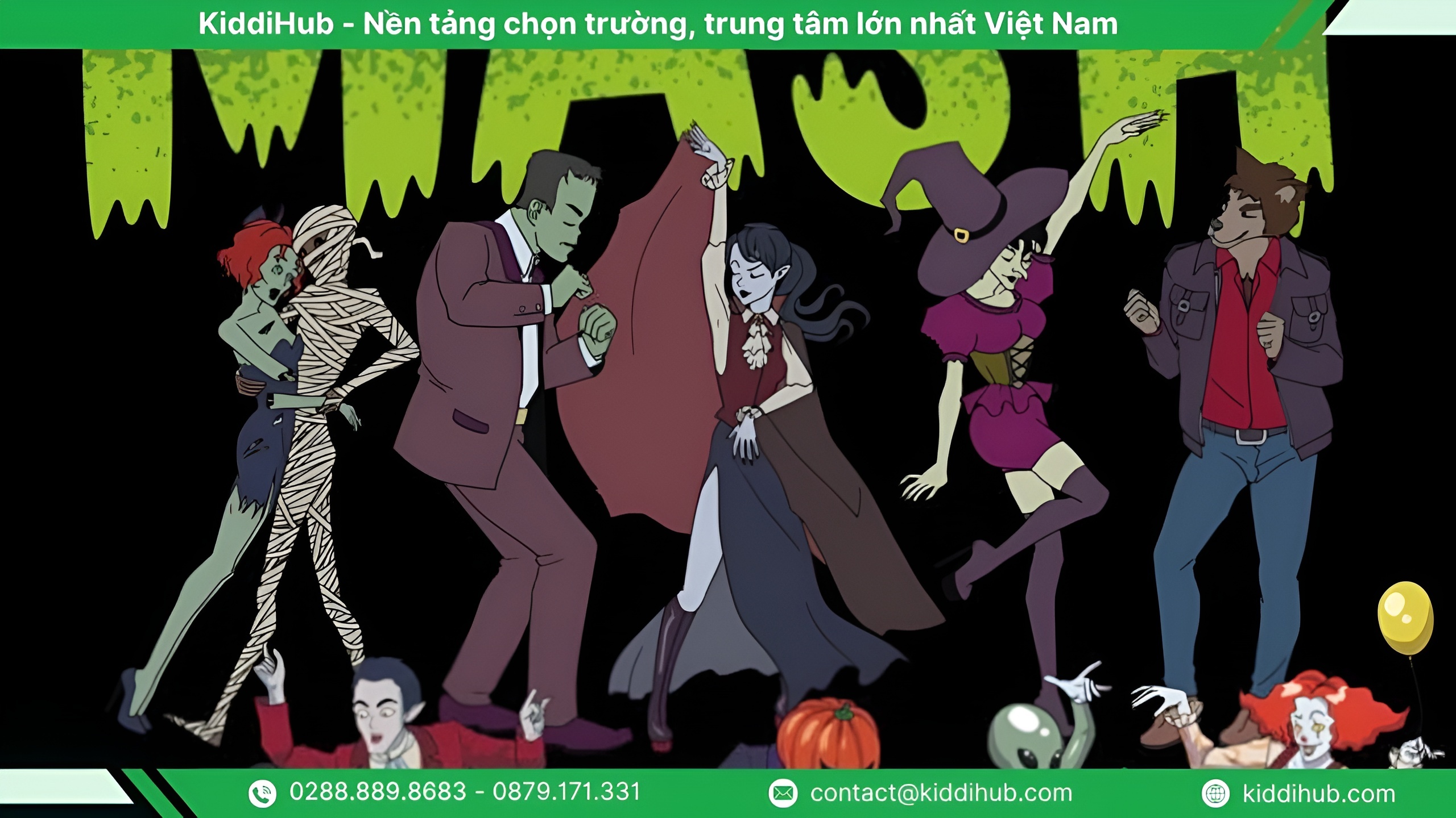 Monster mash - nhạc Halloween sôi động