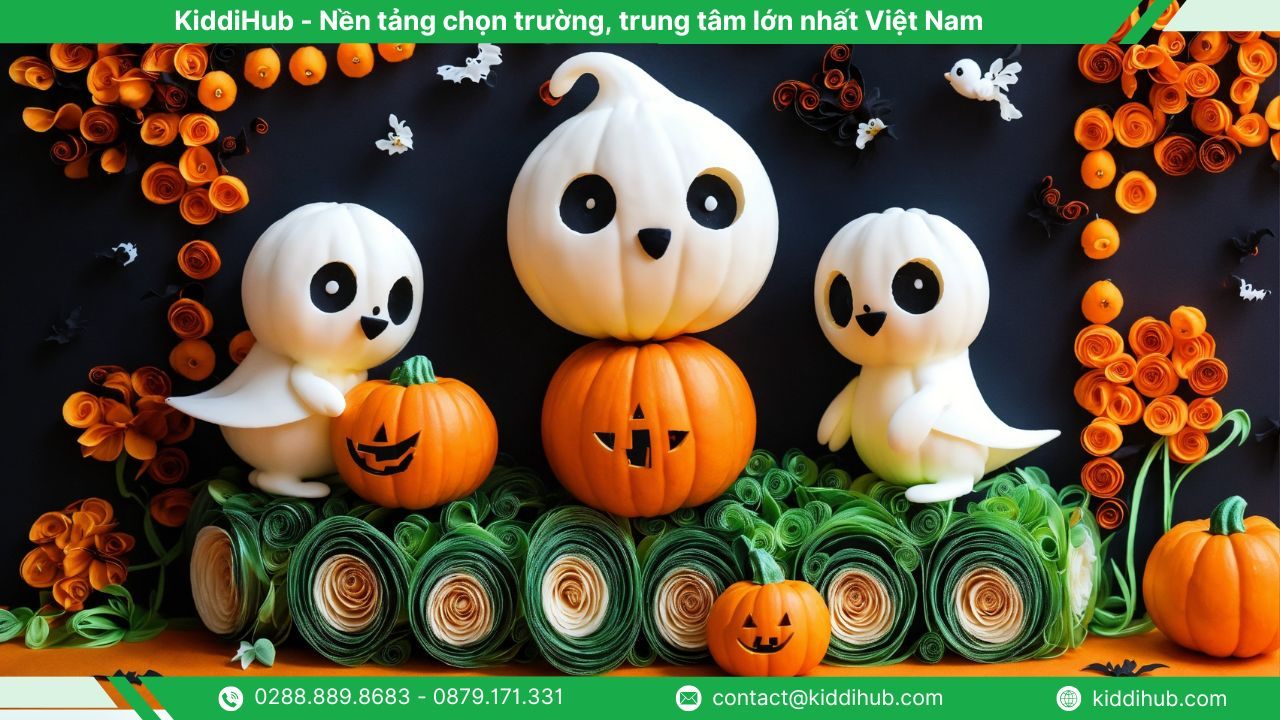 Ảnh những chú ma Halloween dễ thương