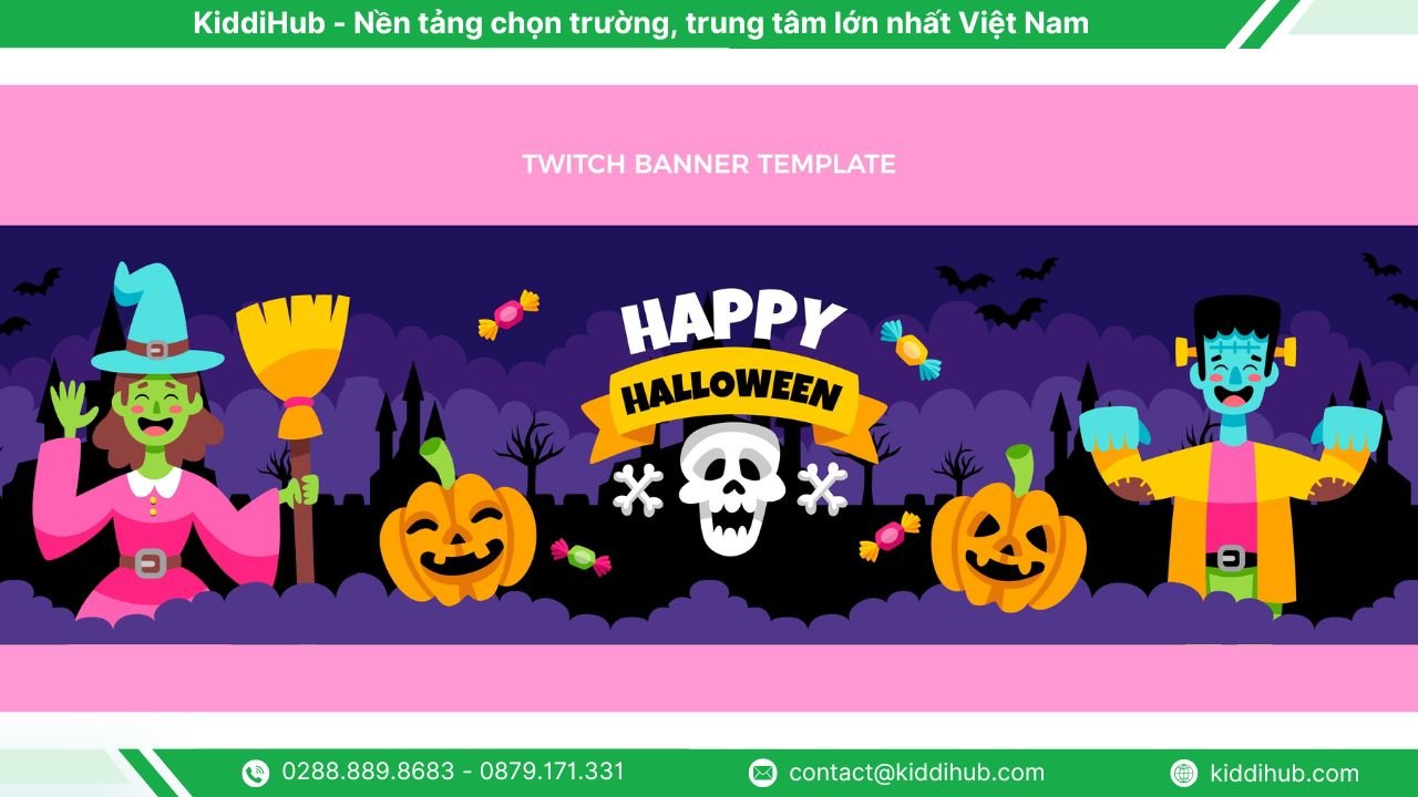 banner hoạt hình vui nhộn