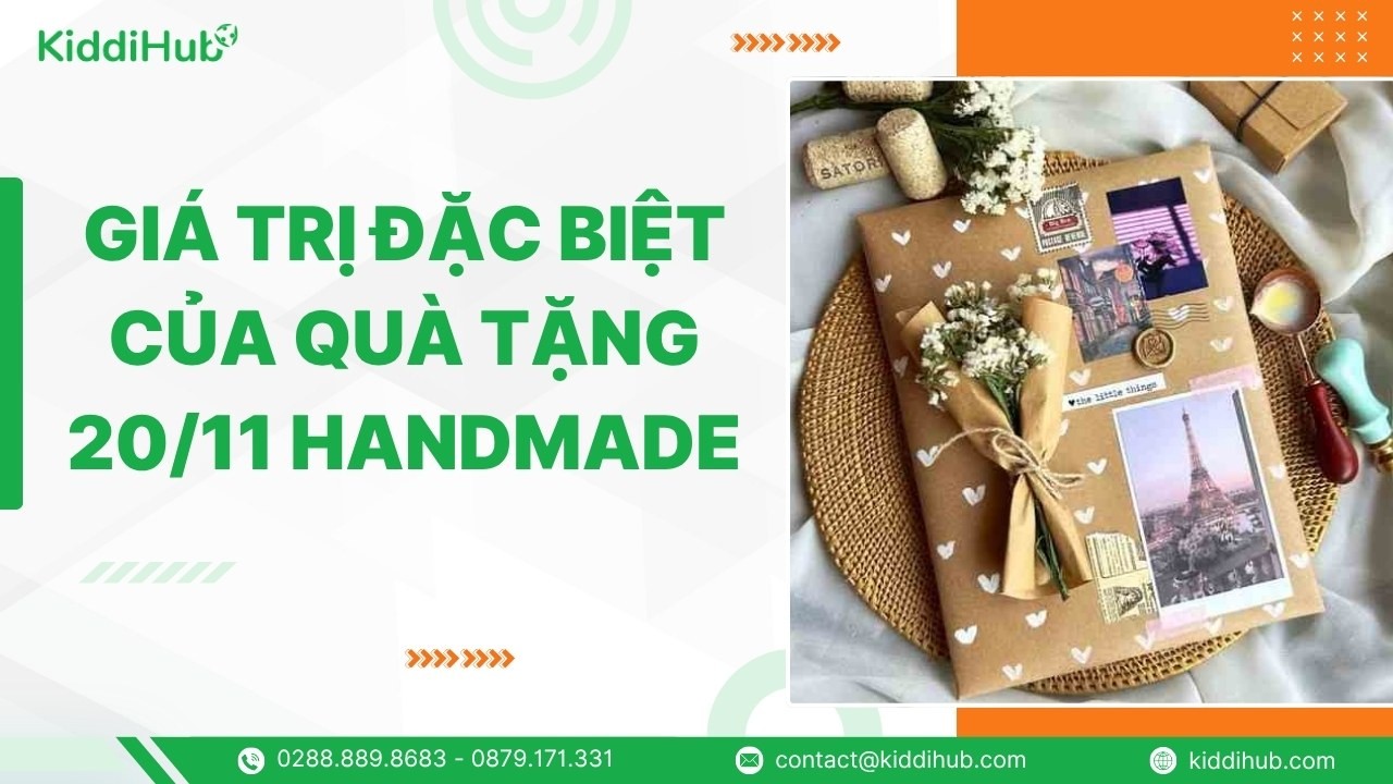 Giá trị đặc biệt của quà tặng 20/11 handmade