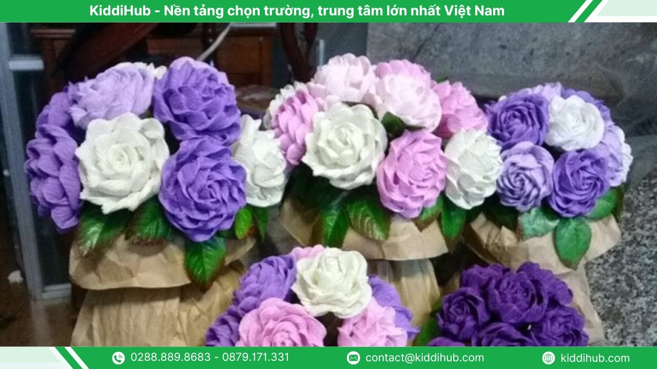 Hoa giấy handmade