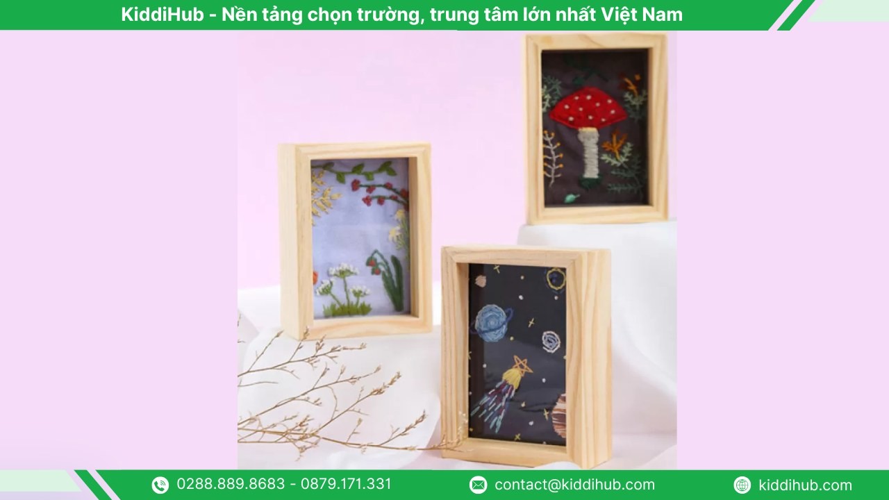 Khung tranh thêu tay