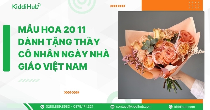 Mẫu hoa 20 11 dành tặng thầy cô nhân ngày Nhà giáo Việt Nam