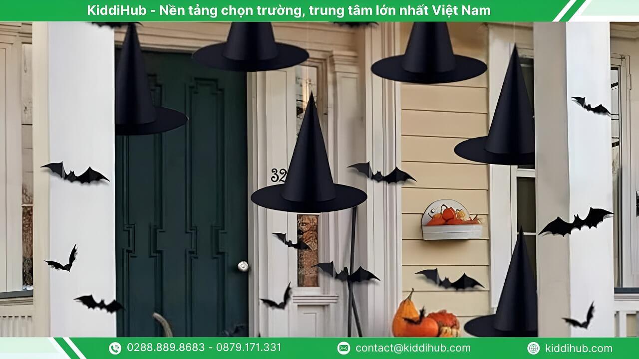 Trang trí nhà Halloween phong cách phù thủy