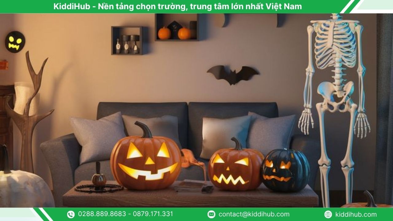 Cách trang trí nhà Halloween ấn tượng, thu hút