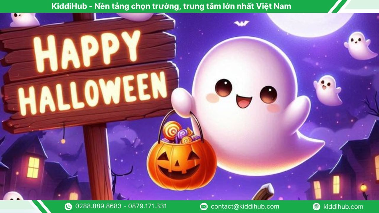Những dụng cụ cần chuẩn bị để vẽ con ma Halloween