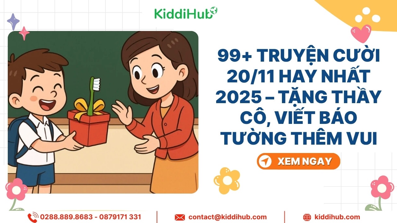 99+ truyện cười 20/11 hay nhất 2025 – Tặng thầy cô, viết báo tường thêm vui