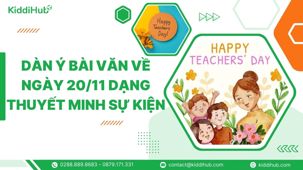 Dàn ý bài văn về ngày 20/11 dạng thuyết minh sự kiện