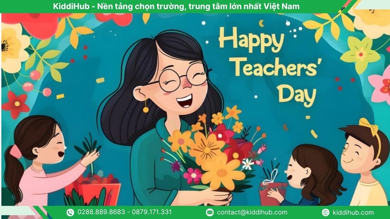 Bài văn tả ngày 20/11 cho học sinh lớp 3, 4, 5, 6