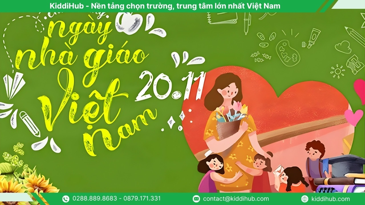 Mẫu bài văn về 20/11 hay nhất 2025
