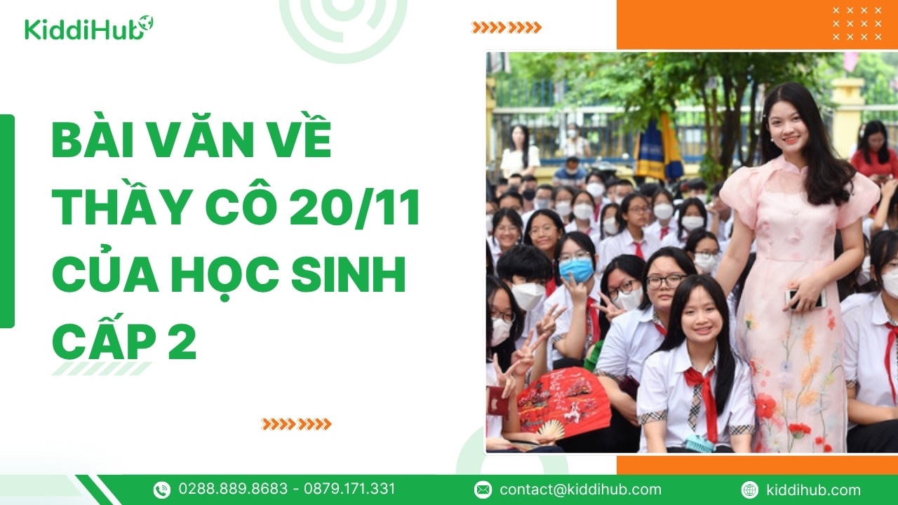 Bài văn về thầy cô 20/11 của học sinh cấp 2