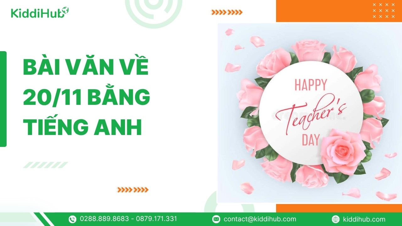 Bài văn về 20/11 bằng tiếng Anh