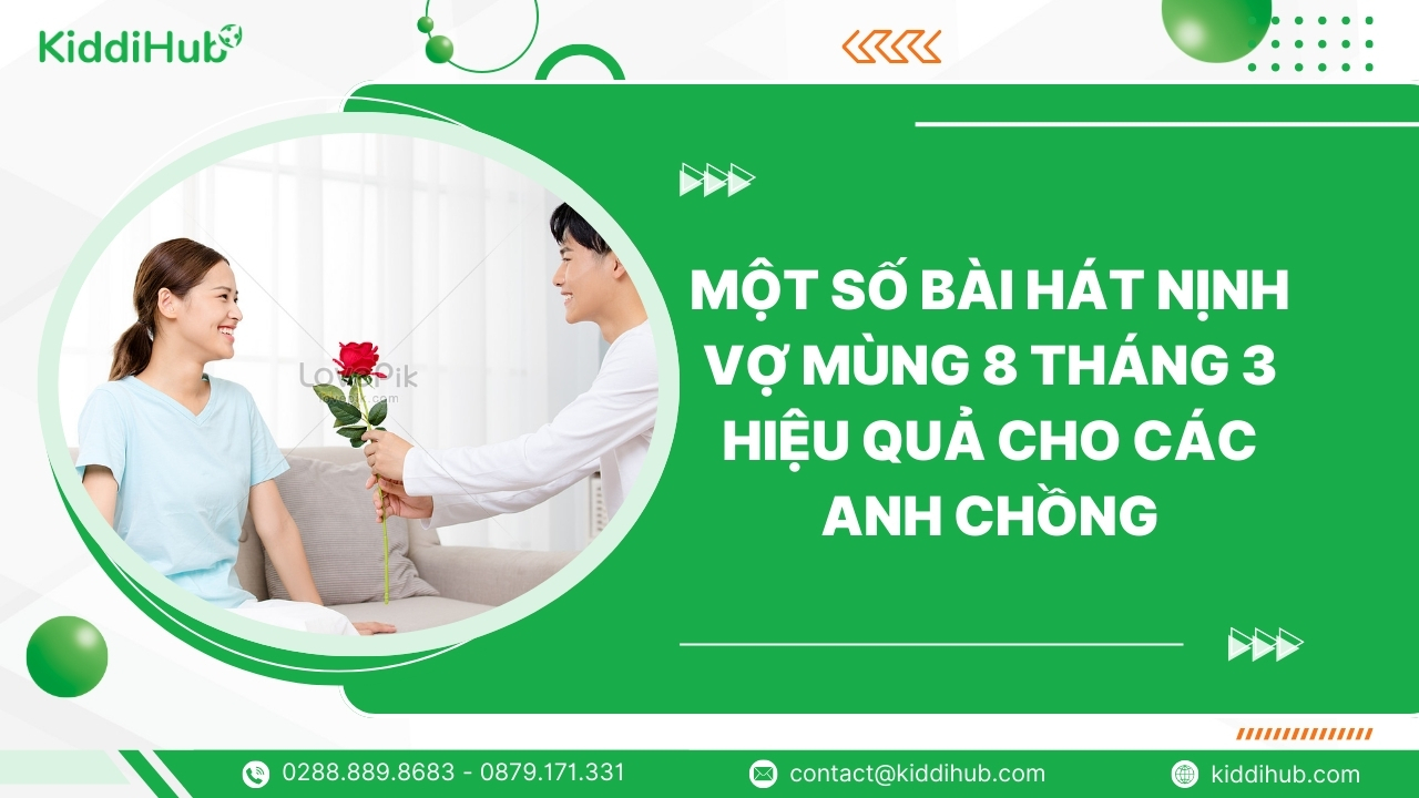 Một số bài hát nịnh vợ mùng 8 tháng 3 hiệu quả cho các anh chồng
