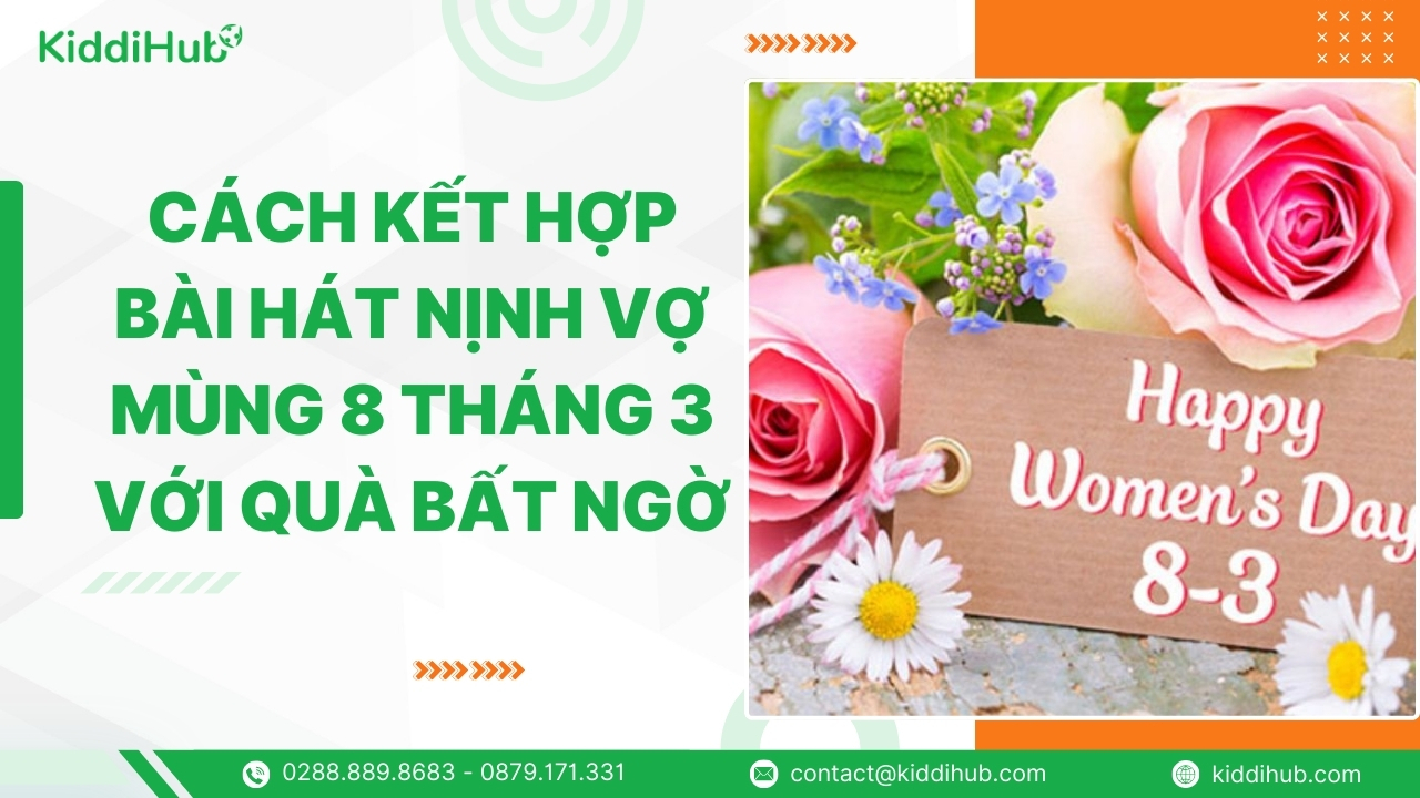 Cách kết hợp bài hát nịnh vợ mùng 8 tháng 3 với quà bất ngờ