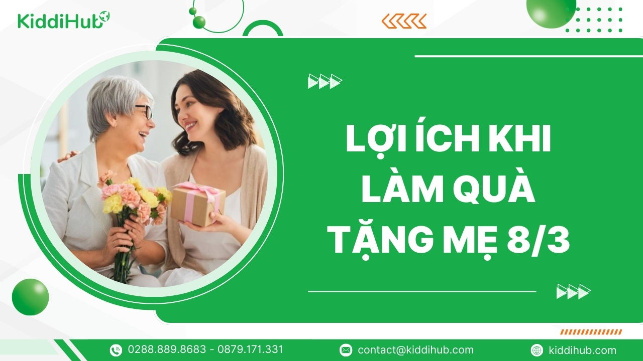 Lợi ích khi làm quà tặng mẹ 8/3