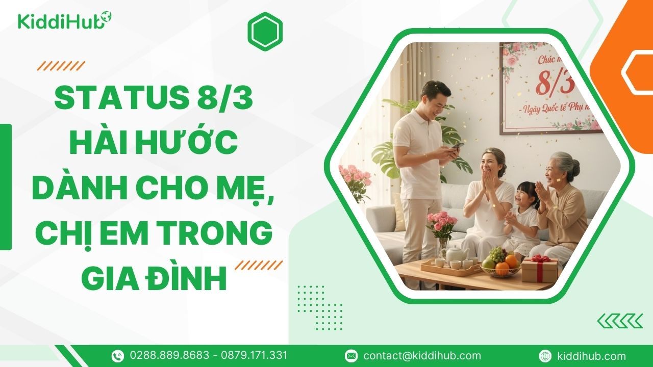 Status 8/3 hài hước dành cho mẹ, chị em trong gia đình