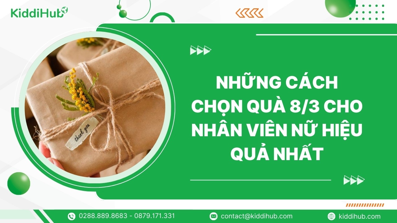 Những cách chọn quà 8/3 cho nhân viên nữ hiệu quả nhất