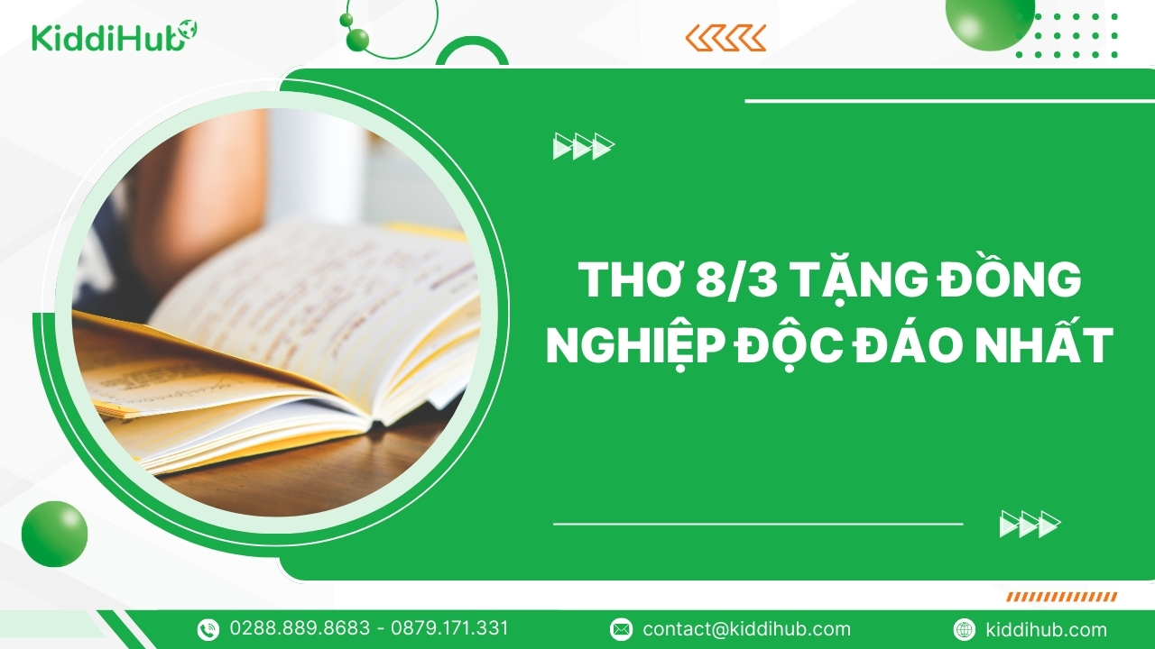 Thơ 8/3 tặng đồng nghiệp độc đáo nhất