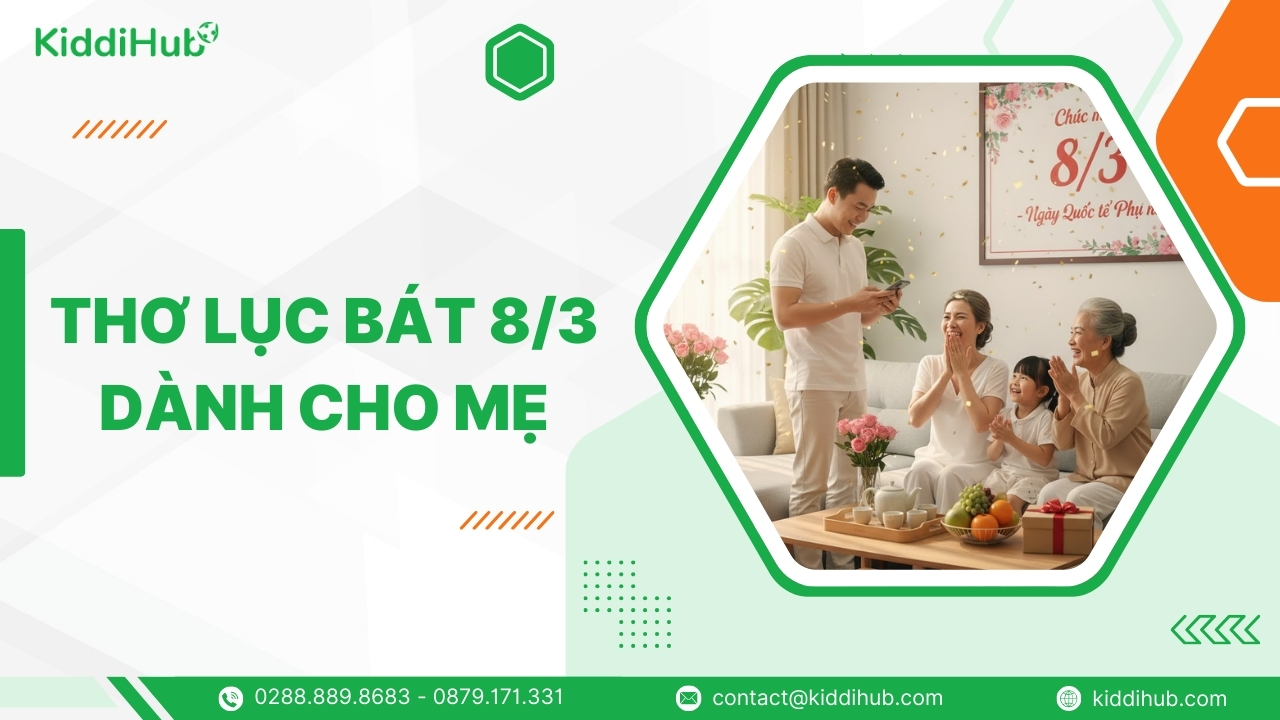 Thơ lục bát 8/3 dành cho mẹ