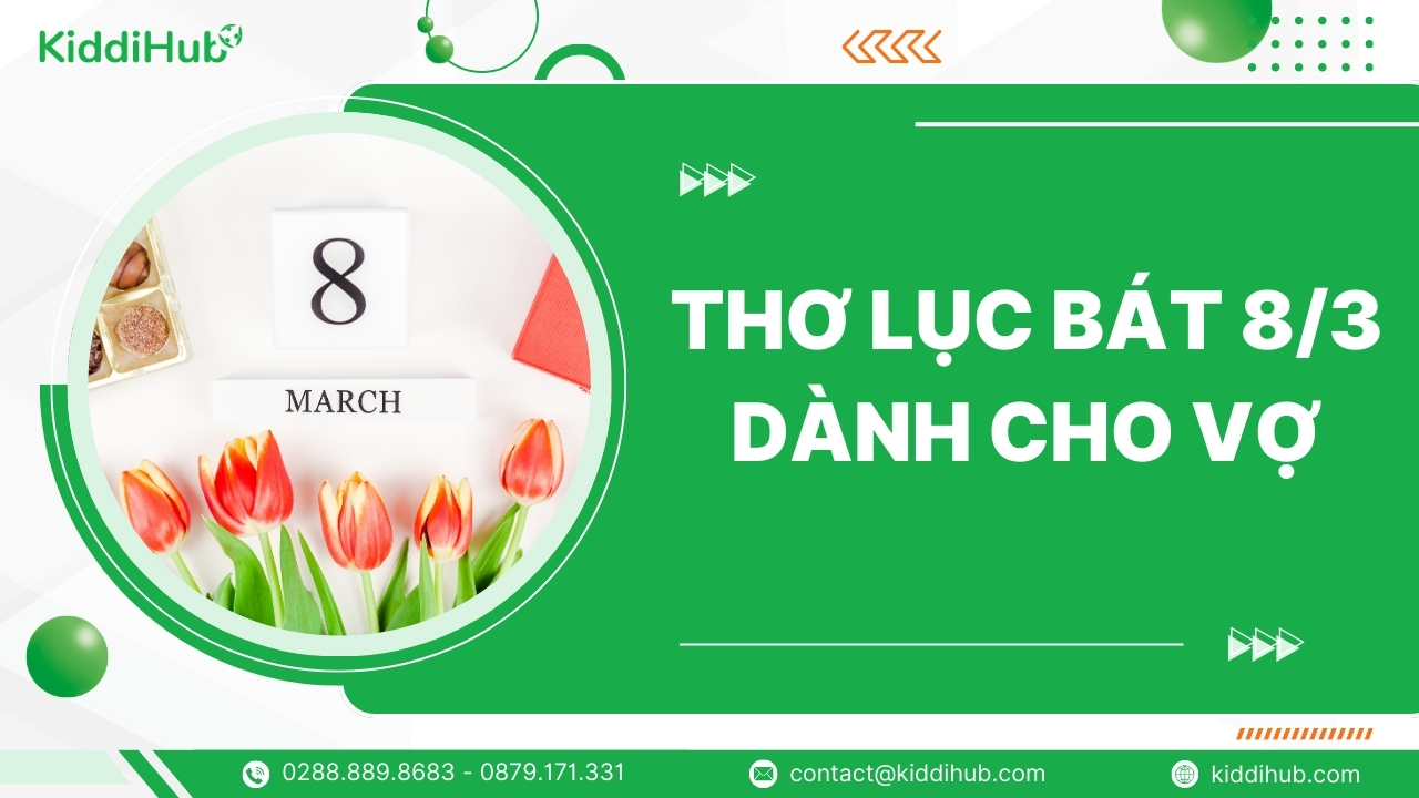 Thơ lục bát 8/3 dành cho vợ