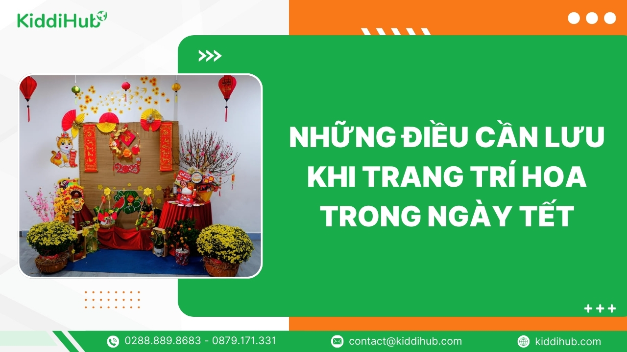 Những điều cần lưu khi trang trí hoa trong ngày Tết